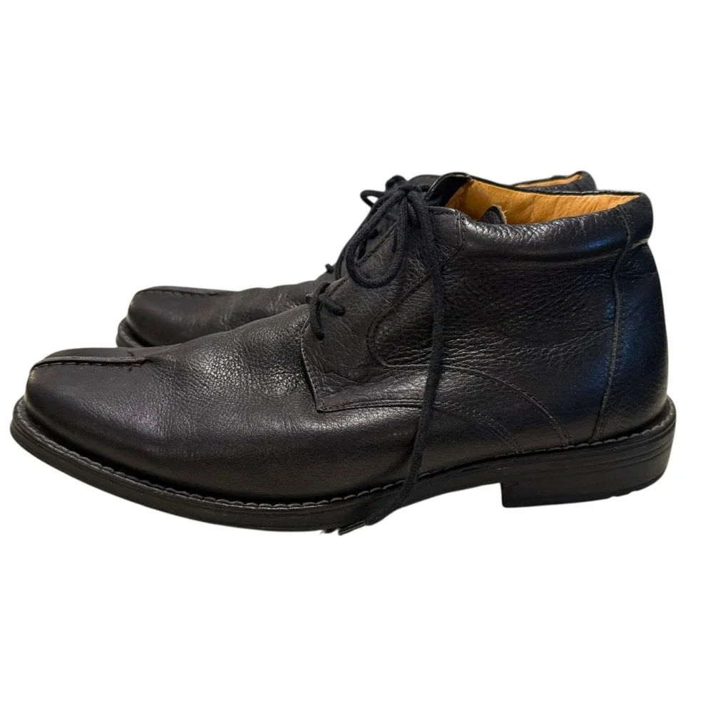 Sandro Black Comfort Soft and Gel low top lace up‎ dressy / casual boots 9D